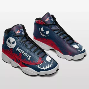 New England Patriots Jack Skellington Halloween Limited Edition AJD13 Sneakers AMCSHOES000038