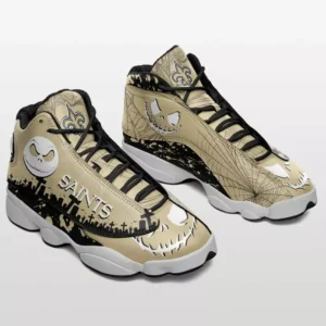 New Orleans Saints Jack Skellington Halloween Limited Edition AJD13 Sneakers AMCSHOES000042