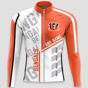 Cincinnati Bengals Custom Name Cycling Jersey AMCCLG000618