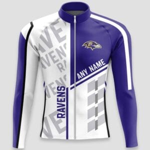 Baltimore Ravens Custom Name Cycling Jersey AMCCLG000609