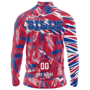 Buffalo Bills Personalized Name Mixed Stripes Cycling Jersey AMCCLG000613