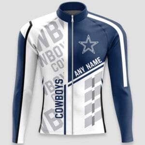 Dallas Cowboys Custom Name Cycling Jersey AMCCLG000621