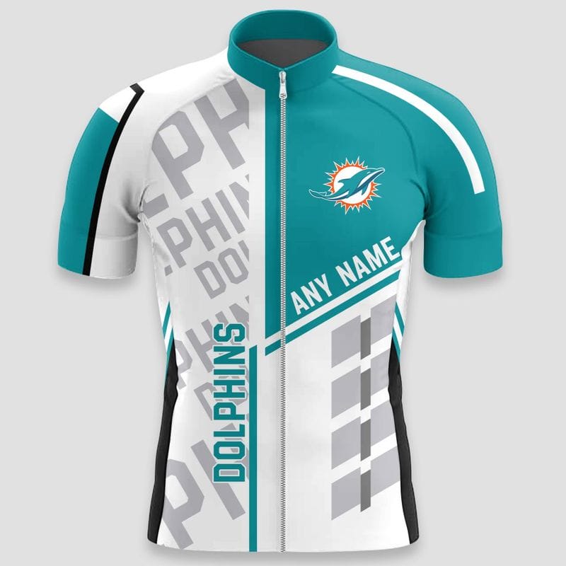 Miami Dolphins Custom Name Cycling Jersey AMCCLG000630 - Image 4