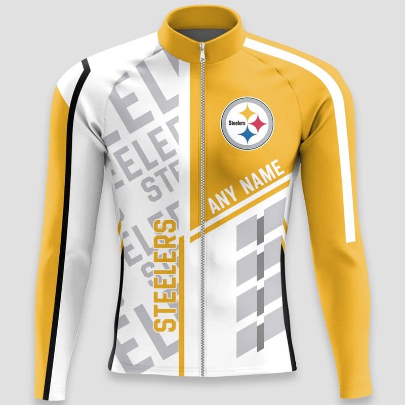 Pittsburgh Steelers Custom Name Cycling Jersey AMCCLG000638