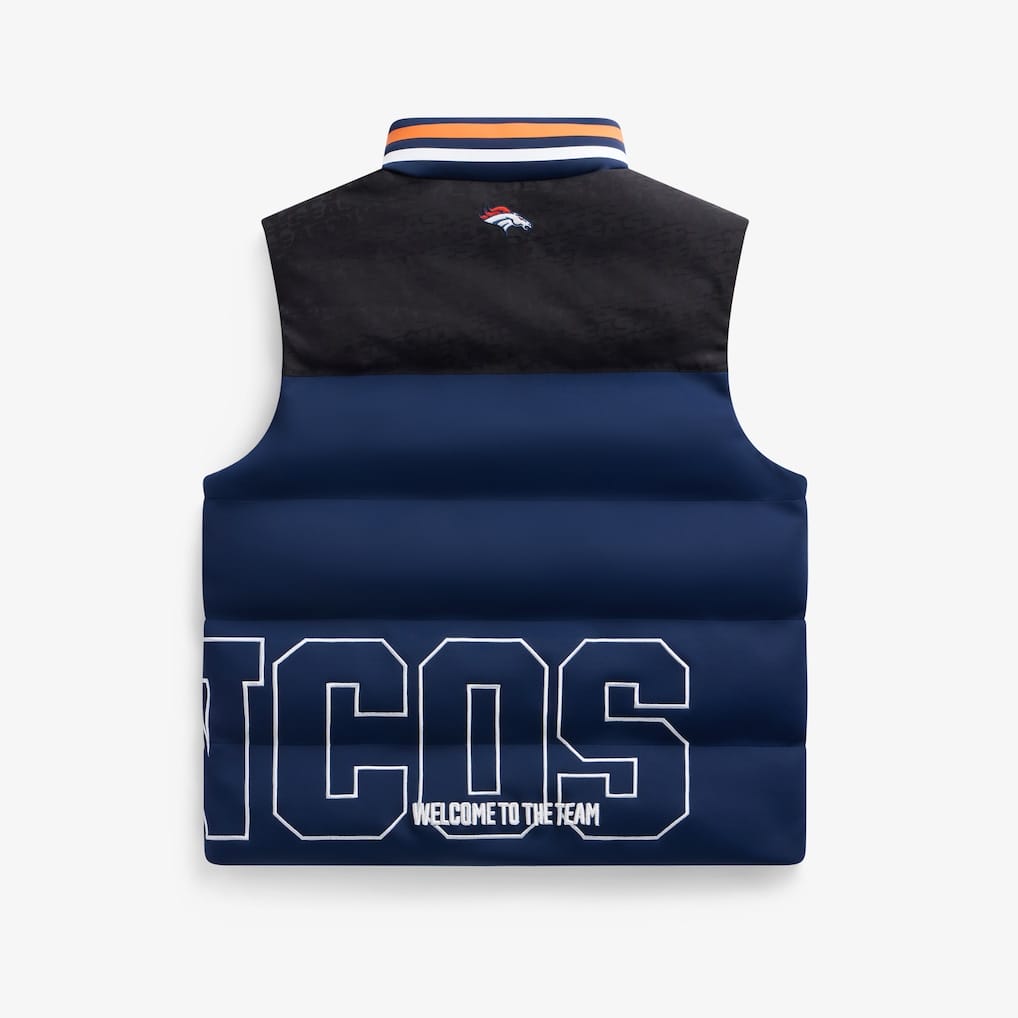 Denver Broncos Unisex Off Season x NFL Puffer Vest AMCCLG001034 - Image 2