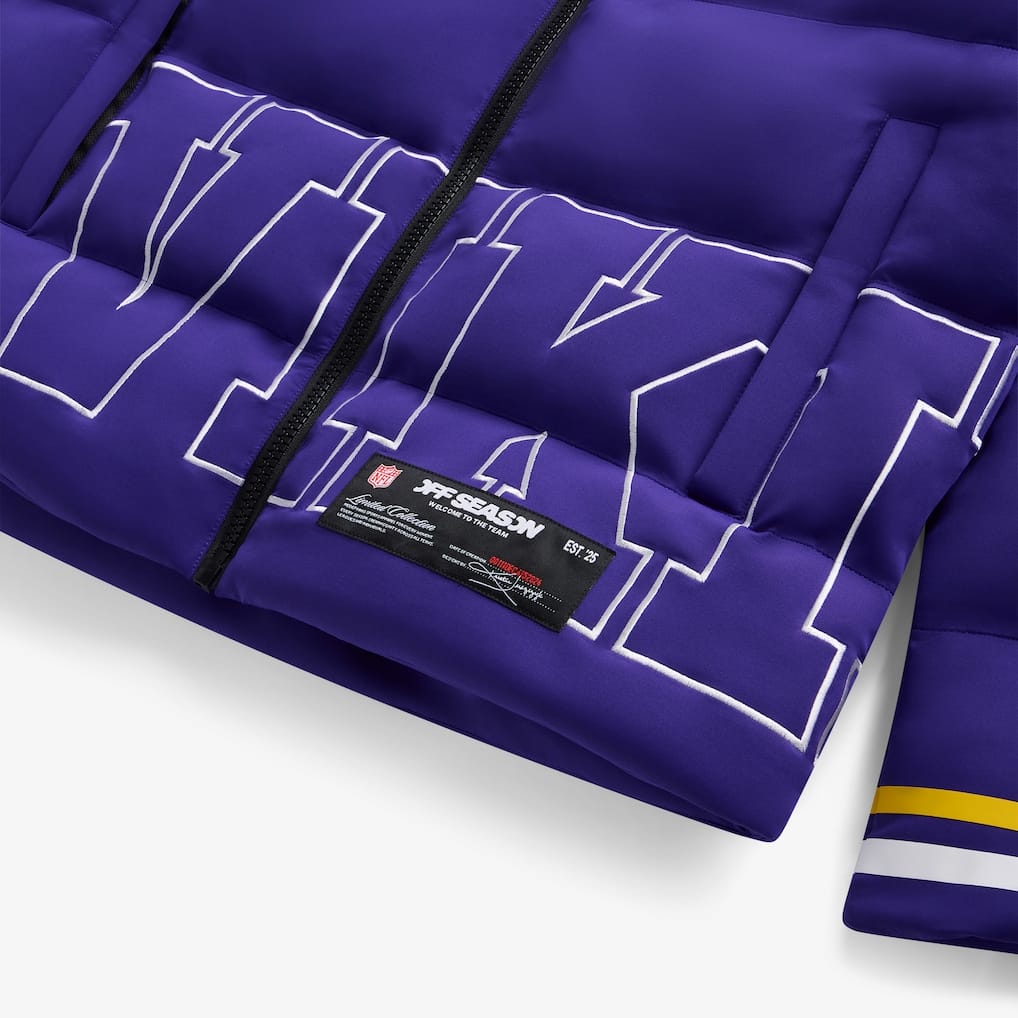 Minnesota Vikings Unisex Off Season x NFL Puffer Jacket AMCCLG001025 - Image 4
