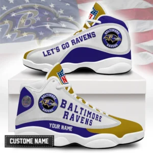 Baltimore Ravens Premium NFL Game Day Air Jordan 13 AMCSHOES000081