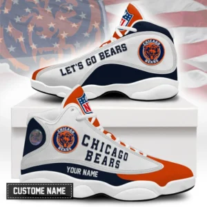 Chicago Bears Premium NFL Game Day Air Jordan 13 AMCSHOES000079