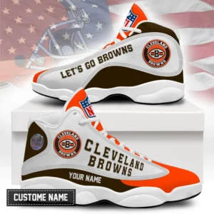 Cleveland Browns Premium NFL Game Day Air Jordan 13 AMCSHOES000077