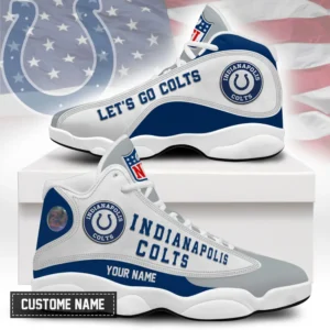 Indianapolis Colts Premium NFL Game Day Air Jordan 13 AMCSHOES000071