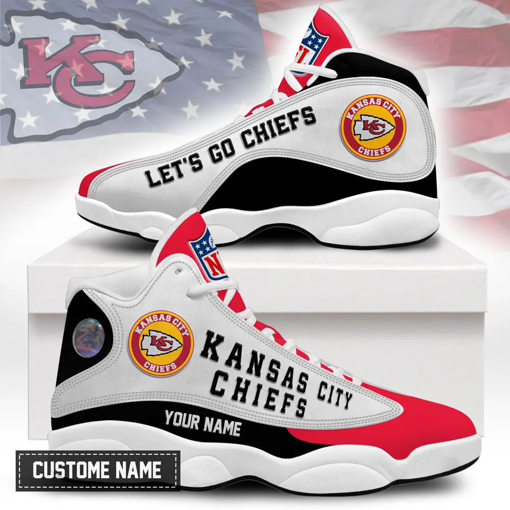 Kansas City Chiefs Premium NFL Game Day Air Jordan 13 AMCSHOES000070