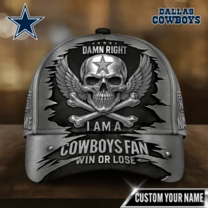 Dallas Cowboys | Premium NFL Skull Wings Fan Pride Cap AMCACS000472