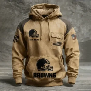 Cleveland Browns Vintage Outlander Rustic Hoodie AMCCLG001318