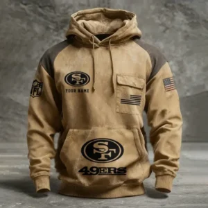 San Francisco 49ers Vintage Outlander Rustic Hoodie AMCCLG001338