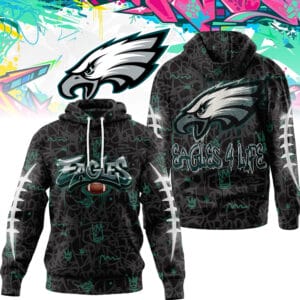Philadelphia Eagles | Premium NFL Special Graffiti My Team 4 Life Hoodie AMCCLG001304