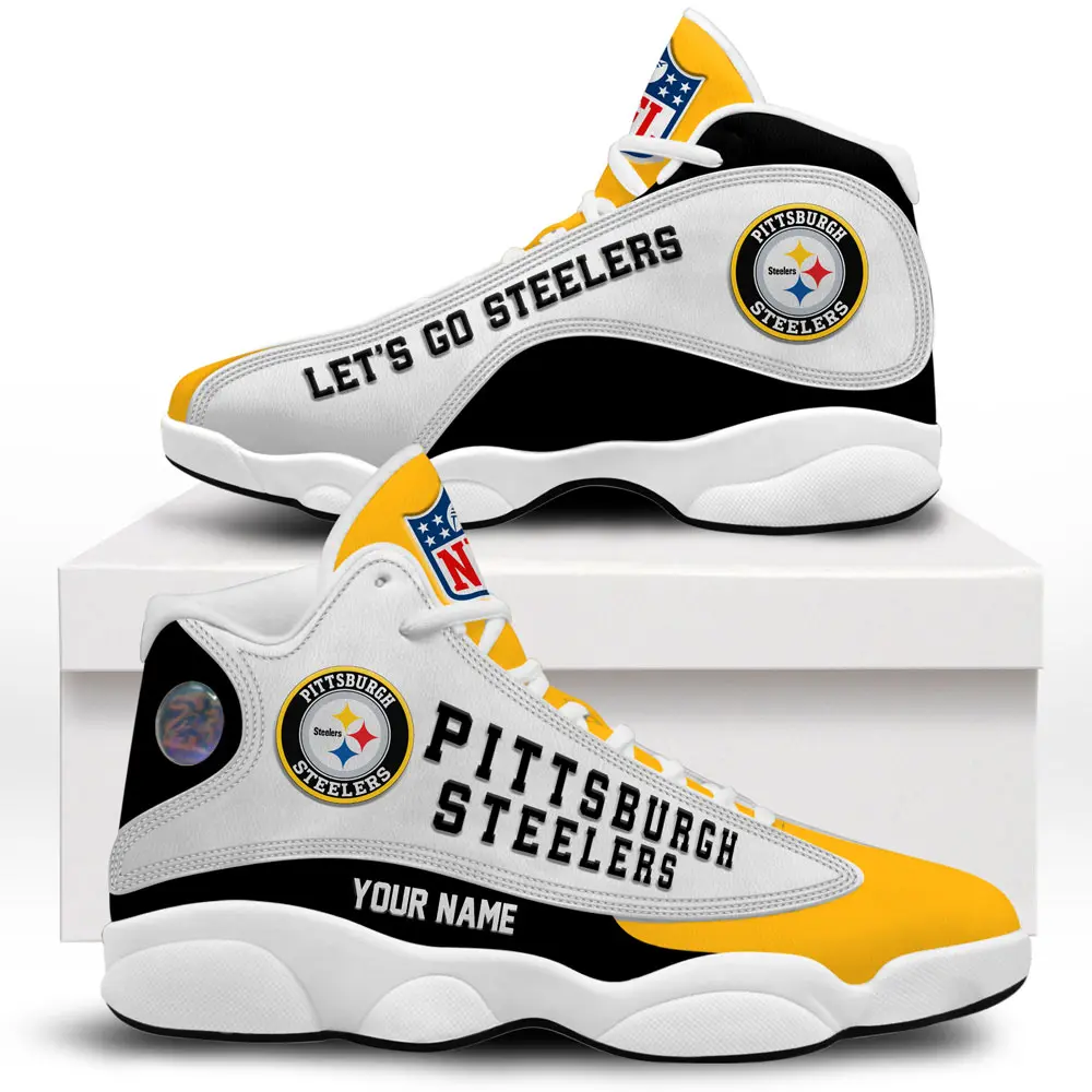 Pittsburgh Steelers Premium NFL Game Day Air Jordan 13 AMCSHOES000063 - Image 2