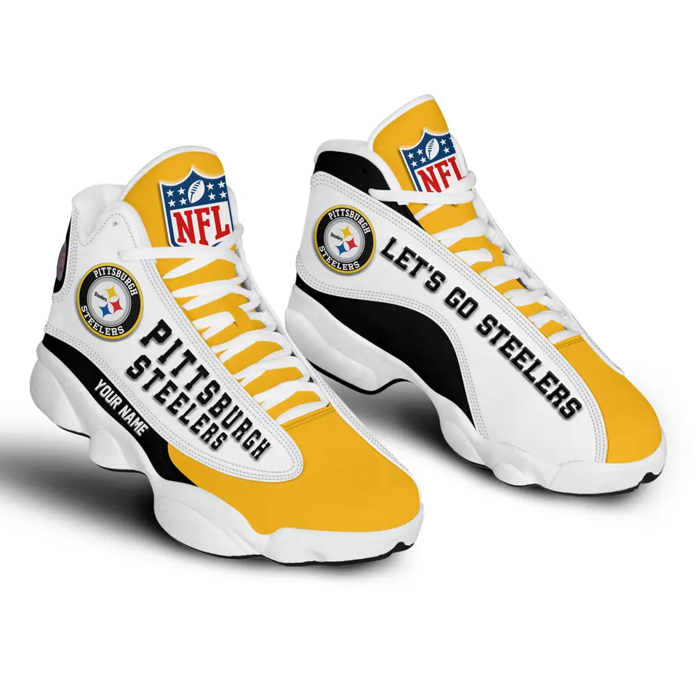 Pittsburgh Steelers Premium NFL Game Day Air Jordan 13 AMCSHOES000063 - Image 3