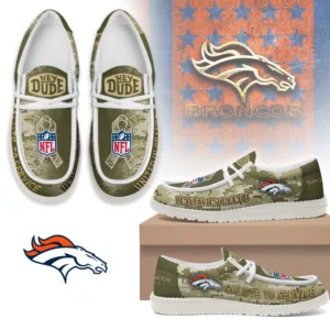 Denver Broncos | Premium NFL Salute to Service Hey Dude Shoes AMCSHOES000094
