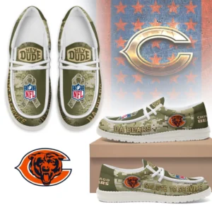 Chicago Bears | Premium NFL Salute to Service Hey Dude Shoes AMCSHOES000084