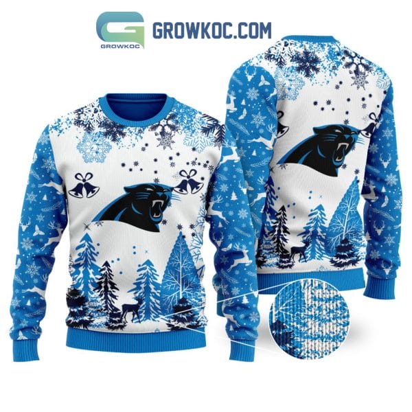 Carolina Panthers Special Christmas Ugly Sweater Design Holiday Edition AMCCLG001246