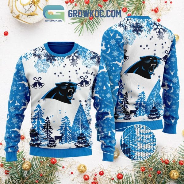 Carolina Panthers Special Christmas Ugly Sweater Design Holiday Edition AMCCLG001246 - Image 2
