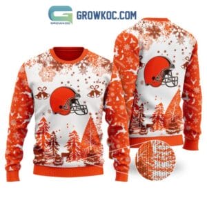 Cleveland Browns Special Christmas Ugly Sweater Design Holiday Edition AMCCLG001249