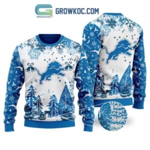 Detroit Lions Special Christmas Ugly Sweater Design Holiday Edition AMCCLG001252