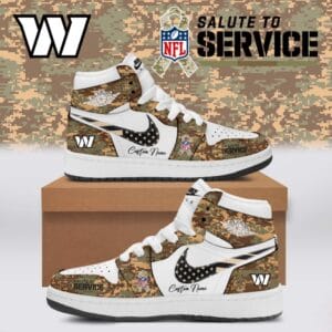 Washington Commanders Salute To Service Limited Edition High Air Jordan 1 New 2025 AMCSHOES000161