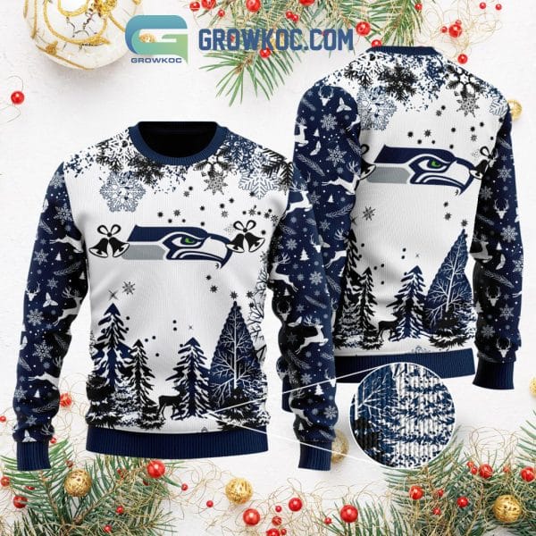 Seattle Seahawks Special Christmas Ugly Sweater Design Holiday Edition AMCCLG001270 - Image 2