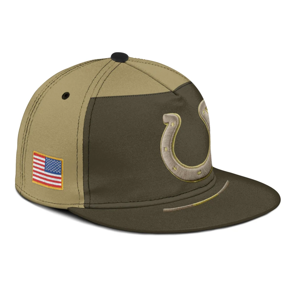 Indianapolis Colts | Premium NFL 2025 Salute to Service Split Panel Snapback Cap AMCACS000509 - Image 4