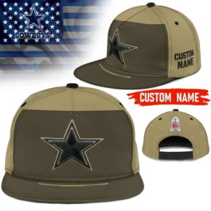 Dallas Cowboys | Premium NFL 2025 Salute to Service Split Panel Snapback Cap AMCACS000504