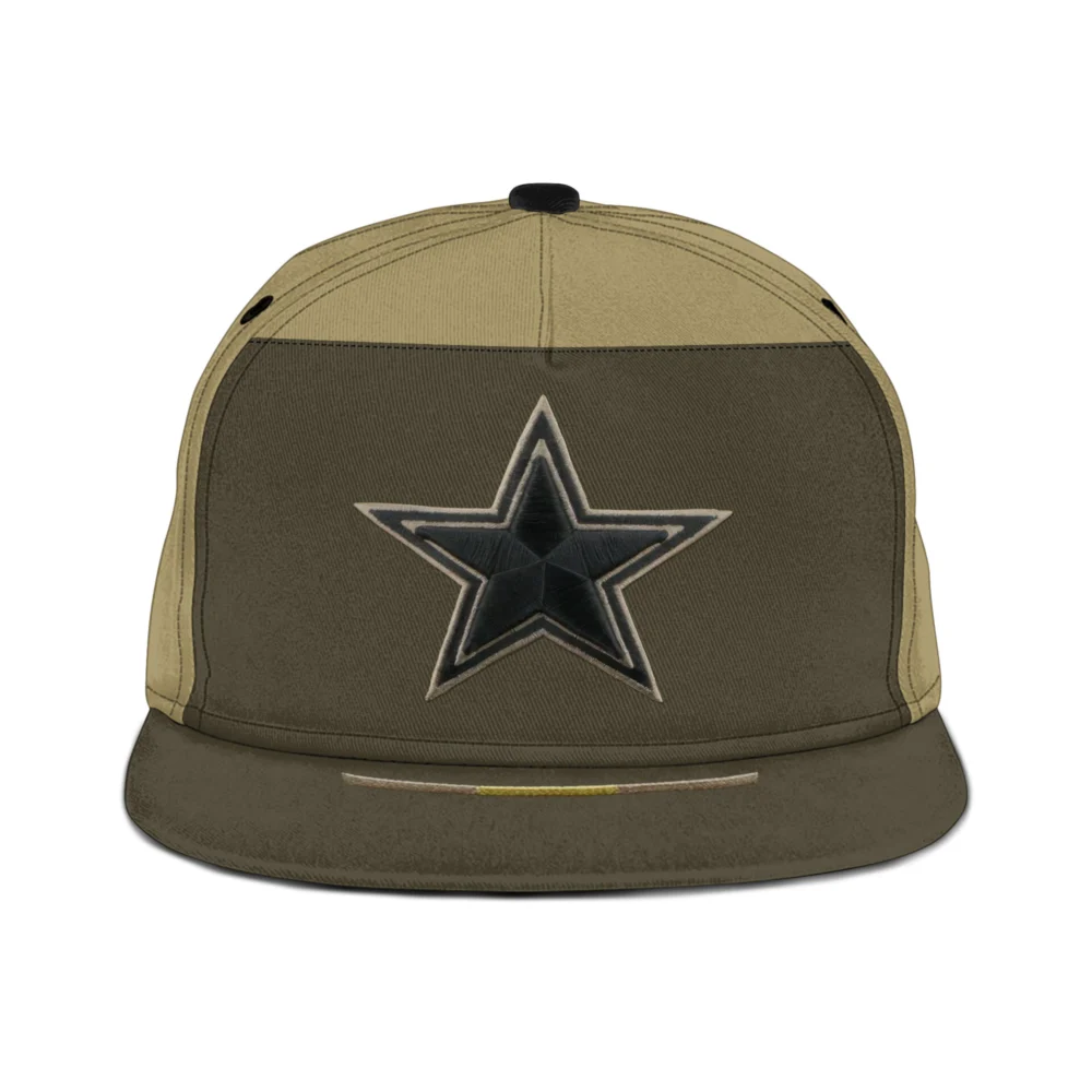 Dallas Cowboys | Premium NFL 2025 Salute to Service Split Panel Snapback Cap AMCACS000504 - Image 4