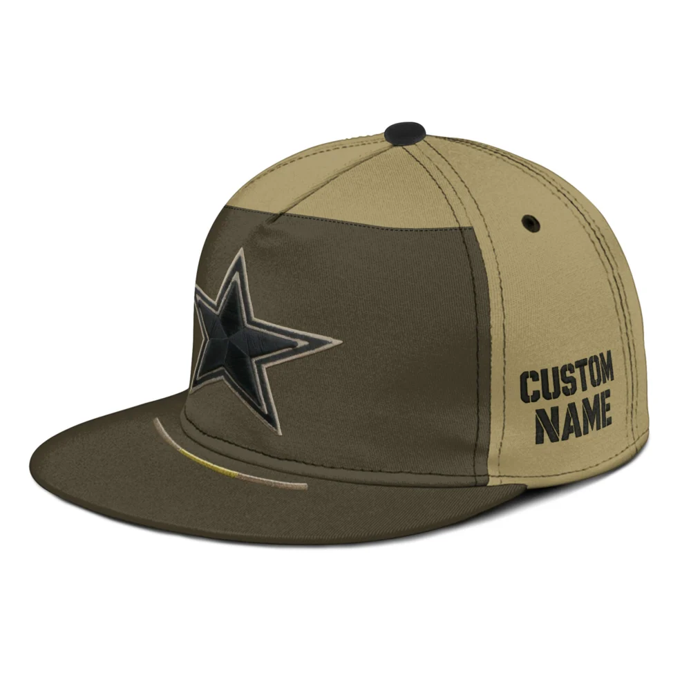 Dallas Cowboys | Premium NFL 2025 Salute to Service Split Panel Snapback Cap AMCACS000504 - Image 5