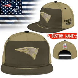 New England Patriots | Premium NFL 2025 Salute to Service Split Panel Snapback Cap AMCACS000510