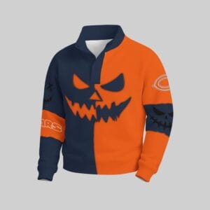 Chicago Bears x Halloween Stand Collar Sweatshirt AMCCLG001087