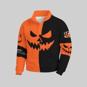 Cincinnati Bengals x Halloween Stand Collar Sweatshirt AMCCLG001088