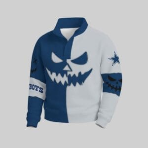 Dallas Cowboys x Halloween Stand Collar Sweatshirt AMCCLG001090