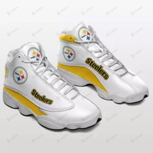 Pittsburgh Steelers Personalized Logo Team Air Jordan 13 AMCSHOES000133