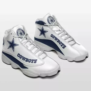 Dallas Cowboys Personalized Logo Team Air Jordan 13 AMCSHOES000110