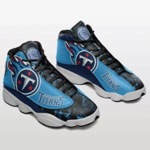 Tennessee Titans Personalized Logo Team Air Jordan 13 AMCSHOES000137