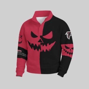 Atlanta Falcons x Halloween Stand Collar Sweatshirt AMCCLG001083