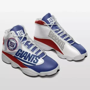 New York Giants Personalized Logo Team Air Jordan 13 AMCSHOES000128