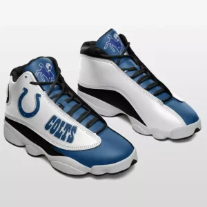 Indianapolis Colts Personalized Logo Team Air Jordan 13 AMCSHOES000117