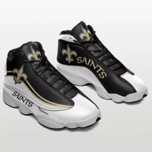 New Orleans Saints Personalized Logo Team Air Jordan 13 AMCSHOES000126