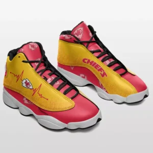 Kansas City Chiefs Personalized Logo Team Air Jordan 13 AMCSHOES000119