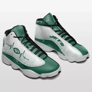 New York Jets Personalized Logo Team Air Jordan 13 AMCSHOES000130