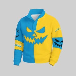 Los Angeles Chargers x Halloween Stand Collar Sweatshirt AMCCLG001099