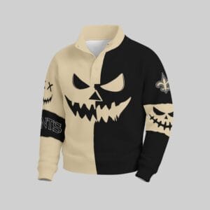 New Orleans Saints x Halloween Stand Collar Sweatshirt AMCCLG001104