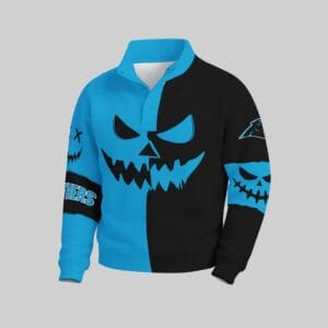 Carolina Panthers x Halloween Stand Collar Sweatshirt AMCCLG001086