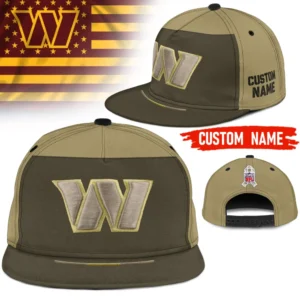 Washington Commanders | Premium NFL 2025 Salute to Service Split Panel Snapback Cap AMCACS000506